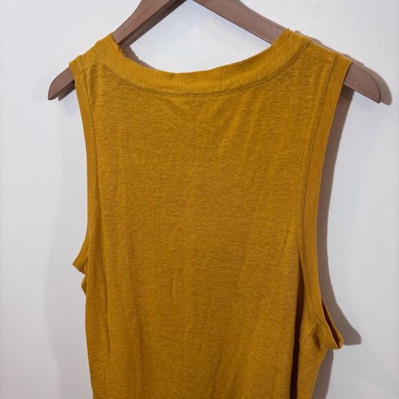 Sundance Benita Henley Tank NEW Gold Flake Size XL - Picture 6 of 11